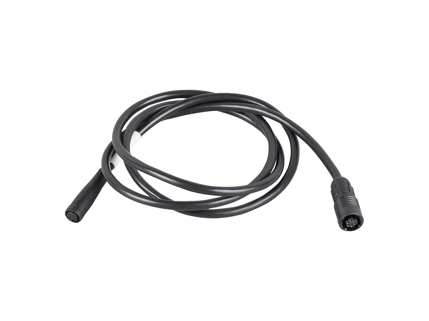 Black TQ Smart Box Di2 Adapter cable for e-bike transmission upgrade, showing the compact component with connecting ports.