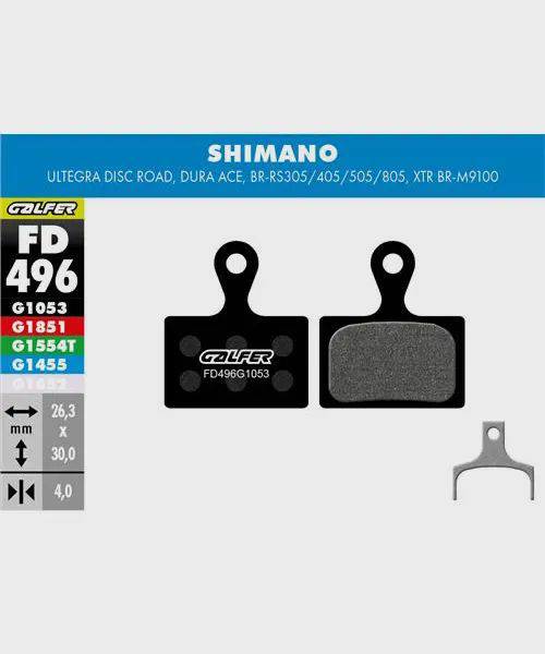 Galfer standard bike disc brake pads showing the durable, quiet brake components designed for reliable stopping power.