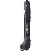 Truflo Micro 3 Mini pump with fixed head and telescoping 2-stage barrel for Presta and Schrader bike valves.