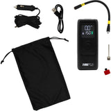 Truflo Electron Max portable electric pump with digital display and USB-C rechargeable battery, designed for inflating various accessories.