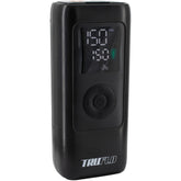 Truflo Electron Max portable electric pump with digital display and USB-C rechargeable battery, compact inflator accessory.