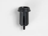 Bontrager Transmitr Micro Remote bar end mount in black for wireless MicroRemote on bicycle handlebars