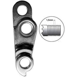 M Part gear hanger direct mount M12 1.5 for bike frame protection, durable component for secure gear shifting.