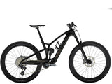 Trek Fuel EXe 9.8 GX AXS T-Type 29er e-Mountain Bike with SRAM wireless shifting, showing the bike's frame and components.
