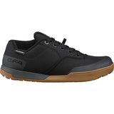 Shimano GF4W women's gravel and flat-pedal cycling shoes with ULTREAD® grip, shown in black with adjustable straps.