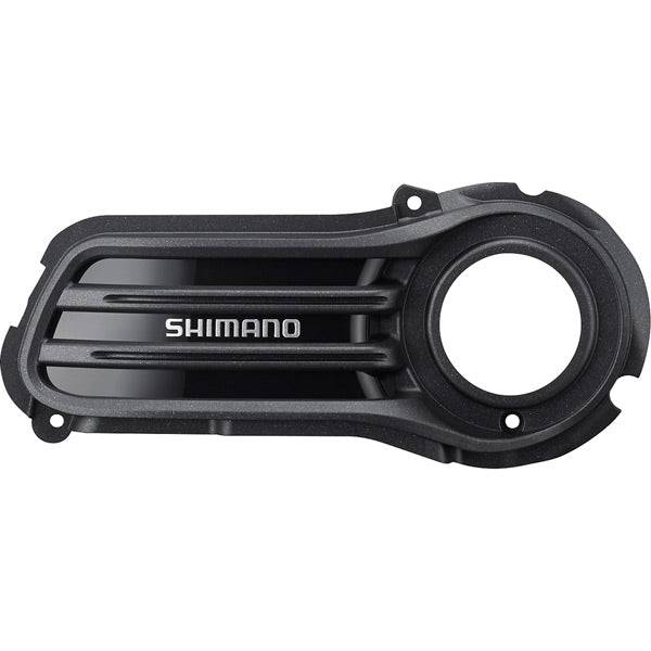 Shimano STEPS SM-DUE61 trekking drive unit cover with screws, designed for bike component protection and durability.