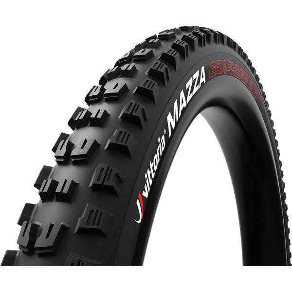 Vittoria Mazza Trail G2.0 Enduro tyre with Graphene 2.0 compound, showing tread pattern for mixed terrain riding.