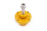 Enduro Bearings Cannondale crank spider in yellow for bike components, designed to enhance performance and durability.