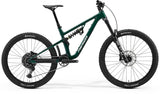 Merida One-Sixty FR 400 full suspension mountain bike with Shimano CUES U6000 GS components, showing the bike's frame and suspension system.