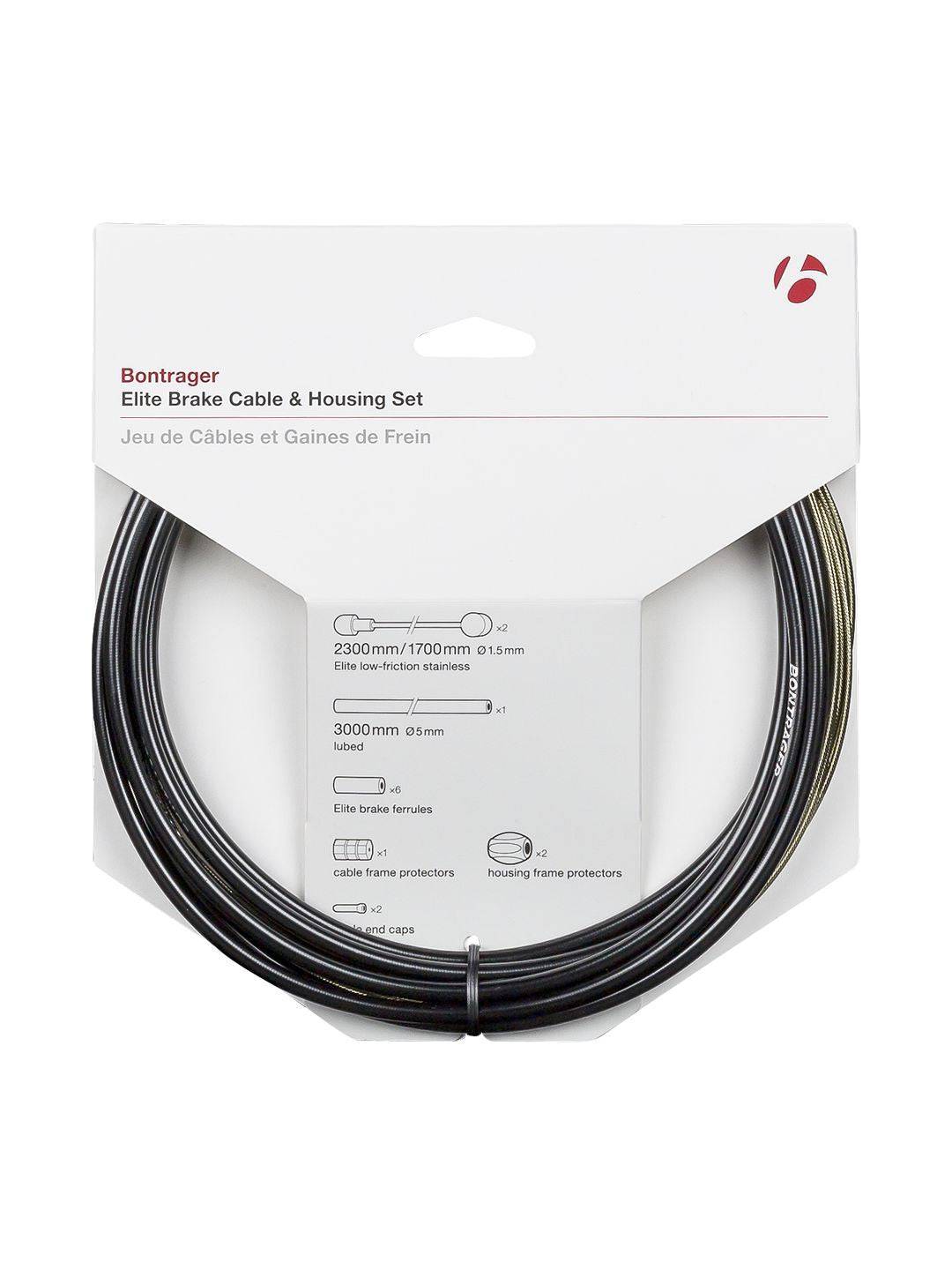 Bontrager Elite Brake Cable & Housing Set Black One size | Swinnerton Cycles