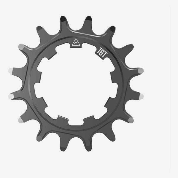 Wheels Manufacturing rear 12mm thru-axle for bikes and forks, 185mm length, M12x1.0x16, in silver finish.