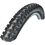 Schwalbe Tough Tom K-Guard MTB trail riding tire with puncture protection and rugged tread for mountain biking.