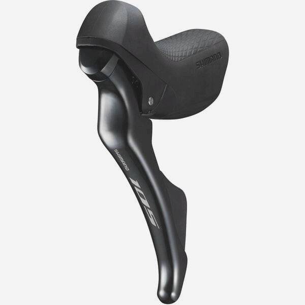 Shimano 105 ST-R7000 left hand double mechanical 11-speed STI lever in black for road bike components.