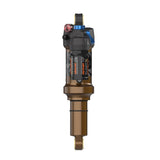 Fox Float X Factory rear shock for trail bikes, 2-position adjustable suspension component with high-performance design.