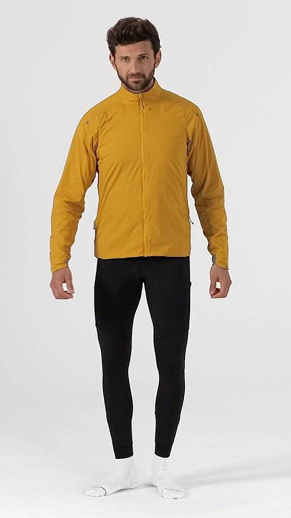Men's Rab VR Cinder Softshell Cycling Jacket with Vapour-Rise™ technology, windproof and ideal for outdoor cycling.