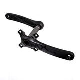 SunRace FCMX00 single crankset with bottom bracket for MTB, 175mm length, featuring a single chainring and durable components.