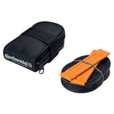 Continental Road saddle bag with race 700x20-25 Presta tube, 48mm valve, and two tyre levers in black for cycling accessories.