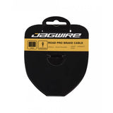 Jagwire Pro MTB brake cable made of stainless steel for SRAM and Shimano bikes, featuring smooth, durable components for reliable braking.