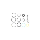 Fox DHX RC2/RC4 damper rebuild kit with 0.5-inch shaft for 2014-15 Fox mountain bike shocks, includes components for maintenance.