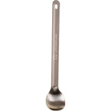 Lifeventure titanium long-handled camping spoon, lightweight and durable outdoor gear accessory for camping and hiking.
