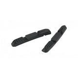 Jagwire Mountain Pro Insert Brake Pads in black for dry conditions, mounted on mountain bike brake calipers.