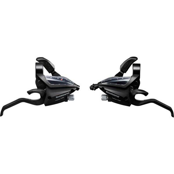 Shimano Altus ST-EF500 EZ fire plus STI set, 2-finger lever, 2 x 8-speed, black | Swinnerton Cycles