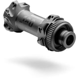 DT Swiss 180 Straight Pull Front Disc Hub in black, 100x12mm axle, Centre-Lock mount, 28-hole mountain bike wheel component