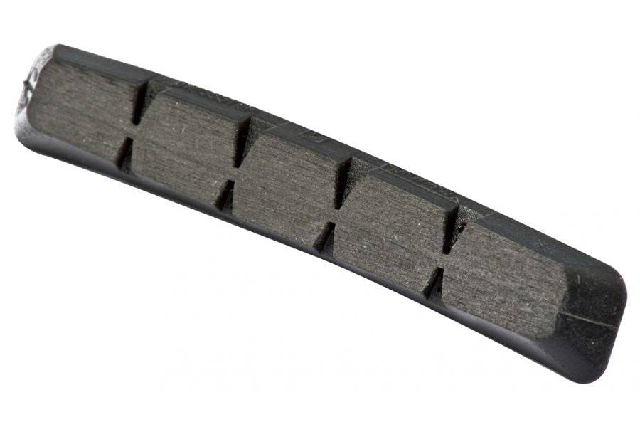 SwissStop RX Plus black V-brake pads for Shimano and Avid bikes, ideal for reliable wet and dry braking performance.
