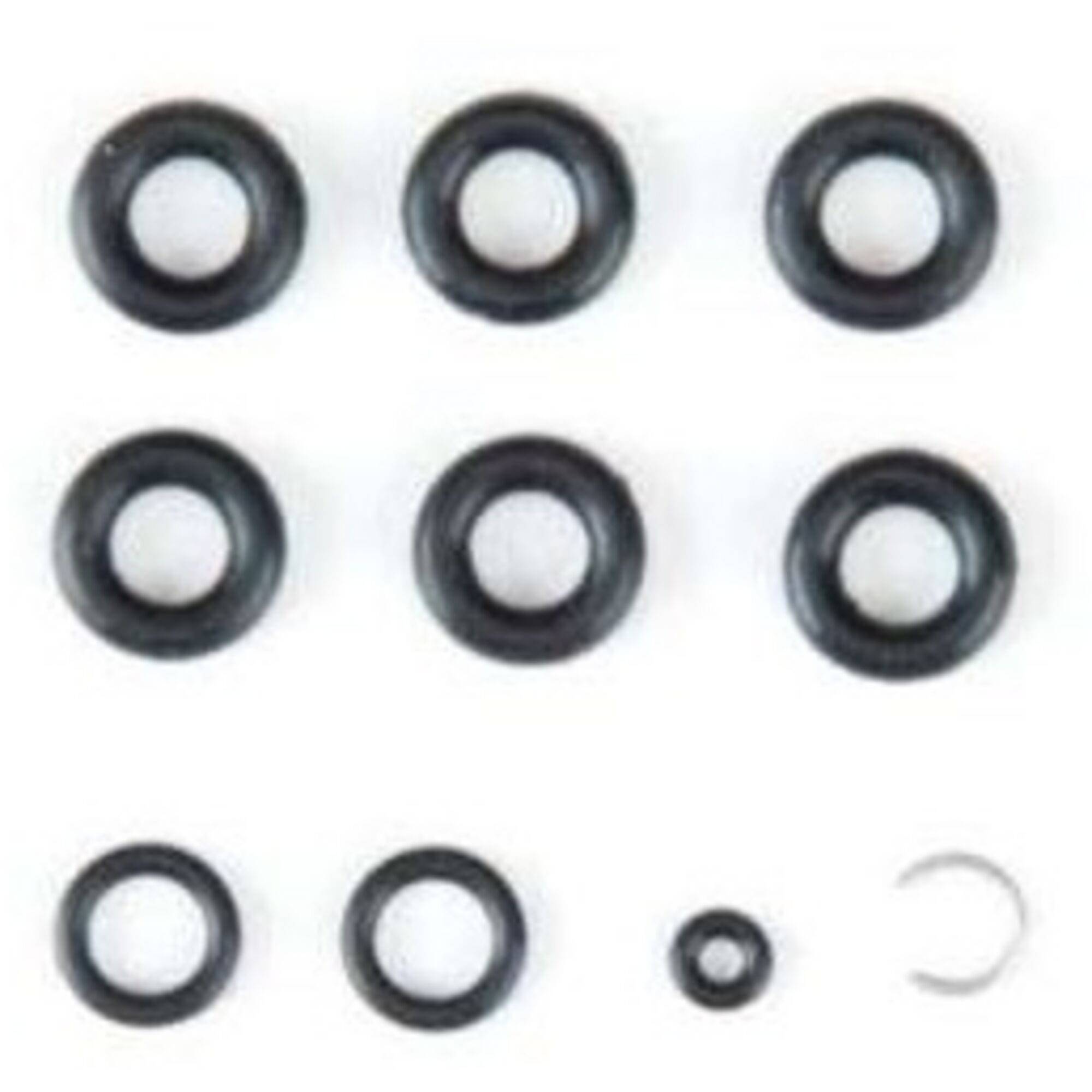 Park Tool 2598K seal and O-ring rebuild kit for BKD-1 and BKD-1.2 brake bleed kits, shown in workshop setting.