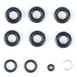 Park Tool 2598K seal and O-ring rebuild kit for BKD-1 and BKD-1.2 brake bleed kits, shown in workshop setting.