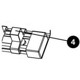 Set of five Park Tool 2955 bit and socket holders for JH-3 workshop organizer, designed for secure tool storage.