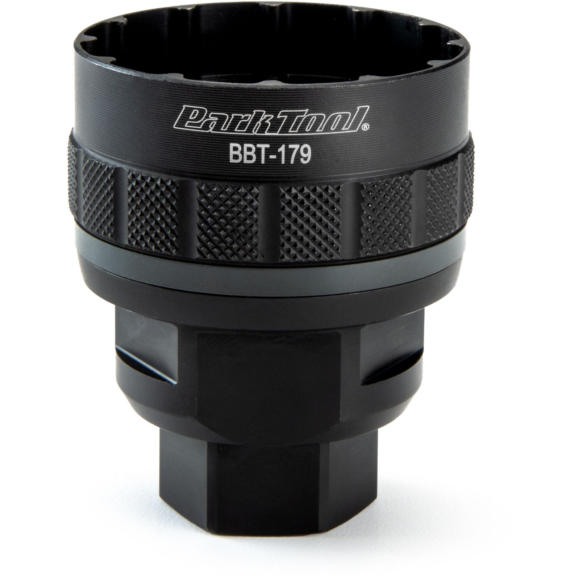 Park Tool BBT-179 heavy-duty steel bottom bracket tool with 12-notch design for 46mm extraction, ideal for bike workshop use.