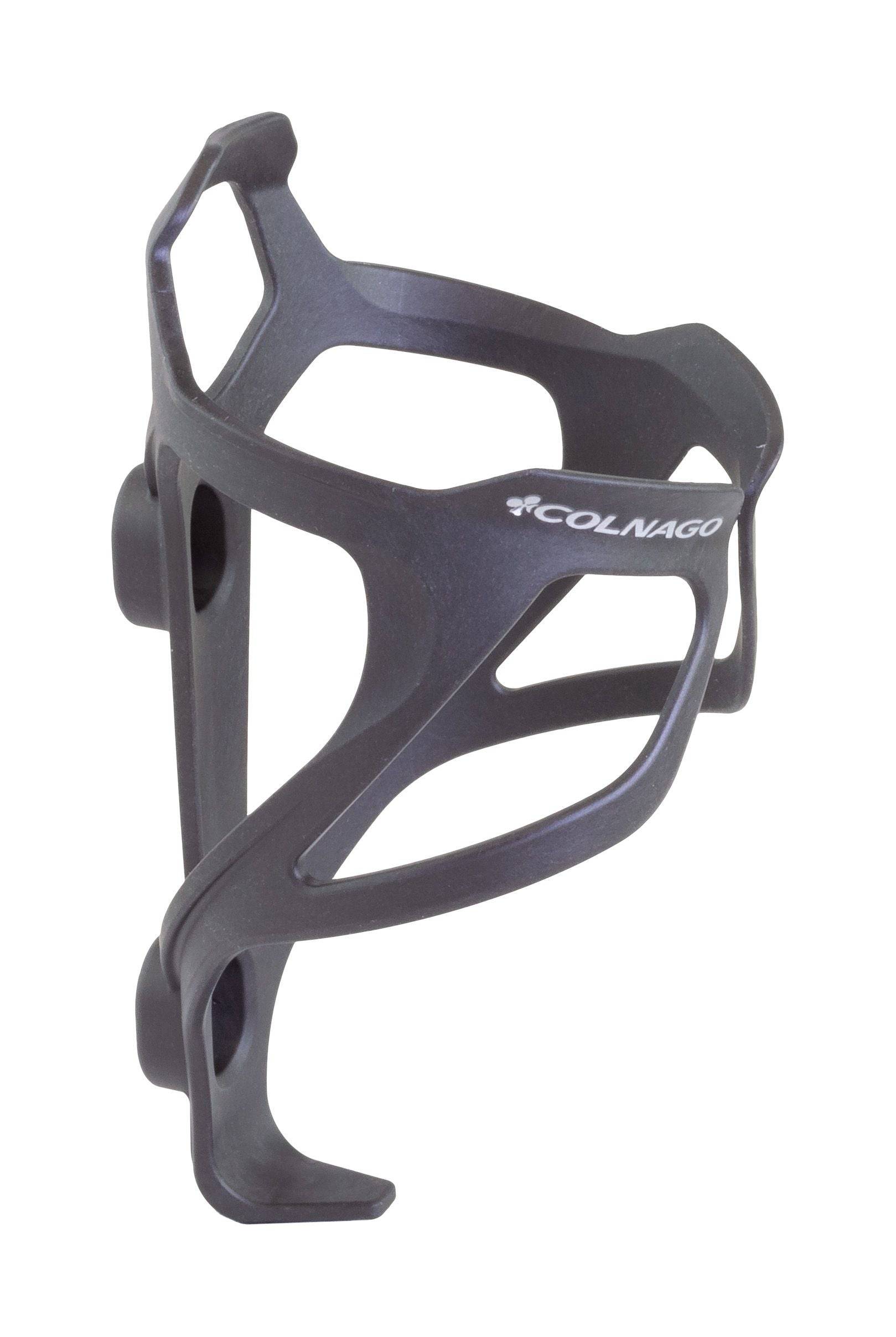 Colnago BC02 carbon bike bottle cage, lightweight accessories holder for water bottles on a bicycle frame.