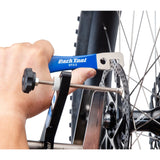 Park Tool DT-2.2 rotor truing fork for bicycle disc brake rotor alignment, workshop tool for precise rotor adjustments.