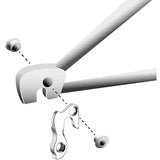 M Part Trek Gear Hanger made of durable cold-forged aluminium, designed to protect and support bike frames.