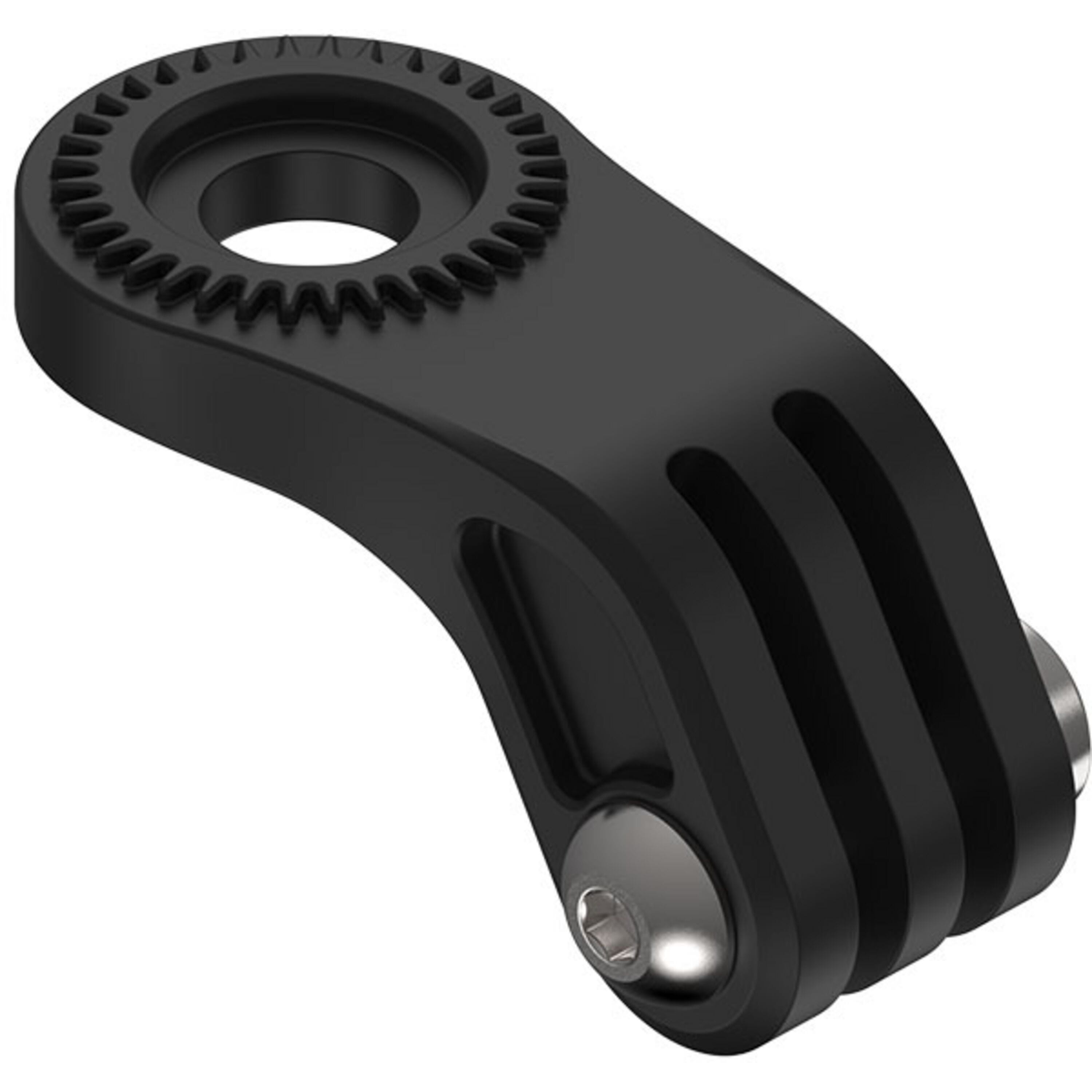 Quad Lock light camera adaptor for GoPro and action camera mounting accessories, designed for secure attachment and versatile use.