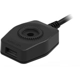 Quad Lock motorcycle USB charger with waterproof port and Quick Charge 2.0, designed for durable motorcycle accessories.