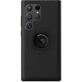 Quad Lock Phone MAG Case with dual-stage lock for secure magnetic mounting, shown in black with textured surface.