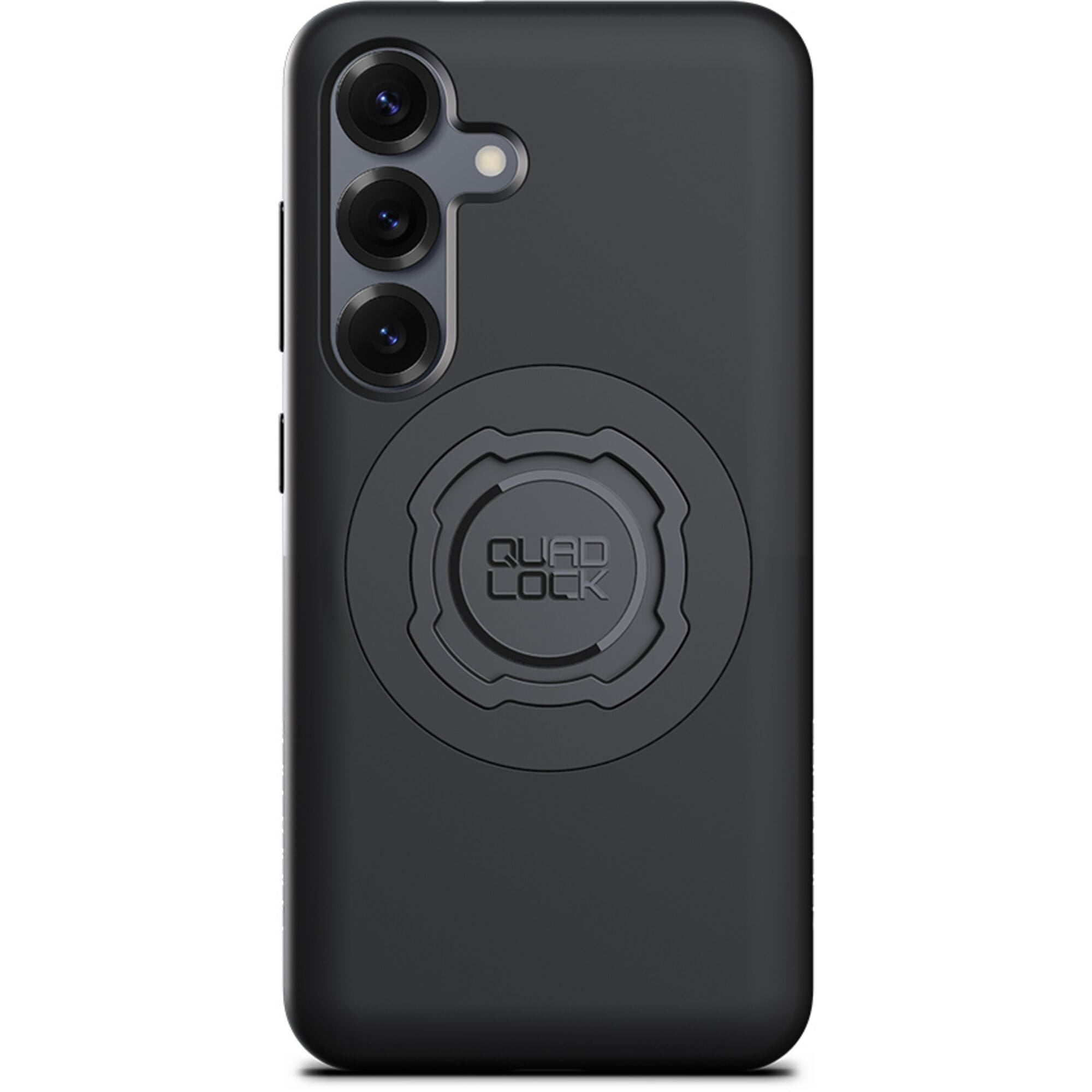 Quad Lock MAG case with dual-stage lock for secure magnetic mounting on smartphones, designed for reliable accessory attachment.