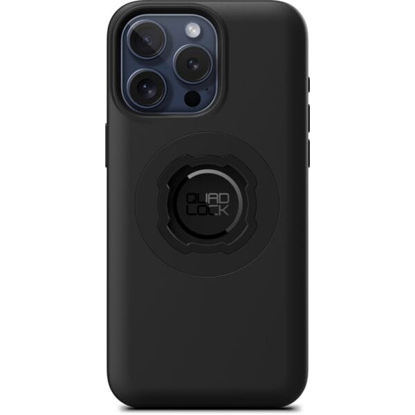 Quad Lock MAG Case for iPhone featuring dual-stage lock for secure magnetic mounting, designed as a durable phone accessory.