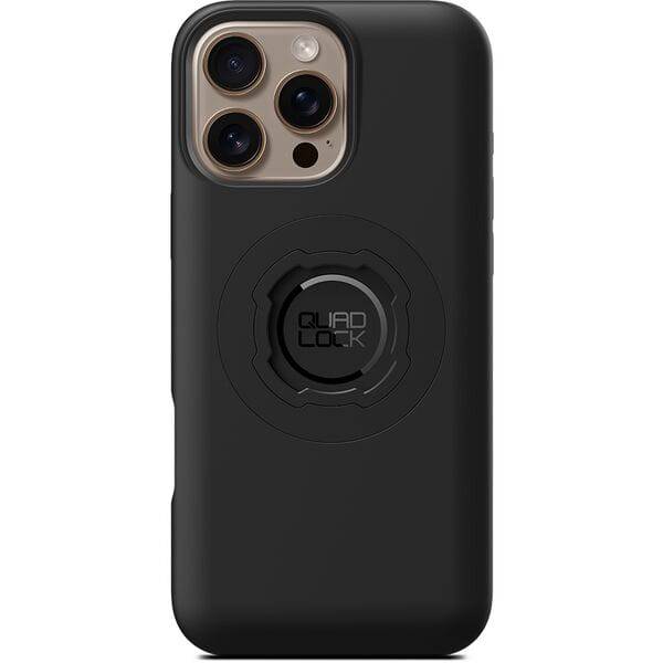 Quad Lock MAG phone case with dual-stage lock and magnetic mounting system, designed for secure smartphone attachment accessories.