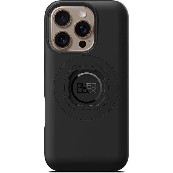 Quad Lock Phone MAG Case with dual-stage lock for secure magnetic mounting, shown on a smartphone.