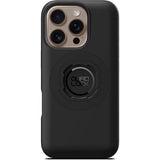 Quad Lock Phone MAG Case with dual-stage lock for secure magnetic mounting, shown on a smartphone.