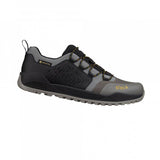 Fizik Terra Ergolace GTX waterproof flat MTB shoes with Vibram outsole, shown in black with rugged design and secure fastening.