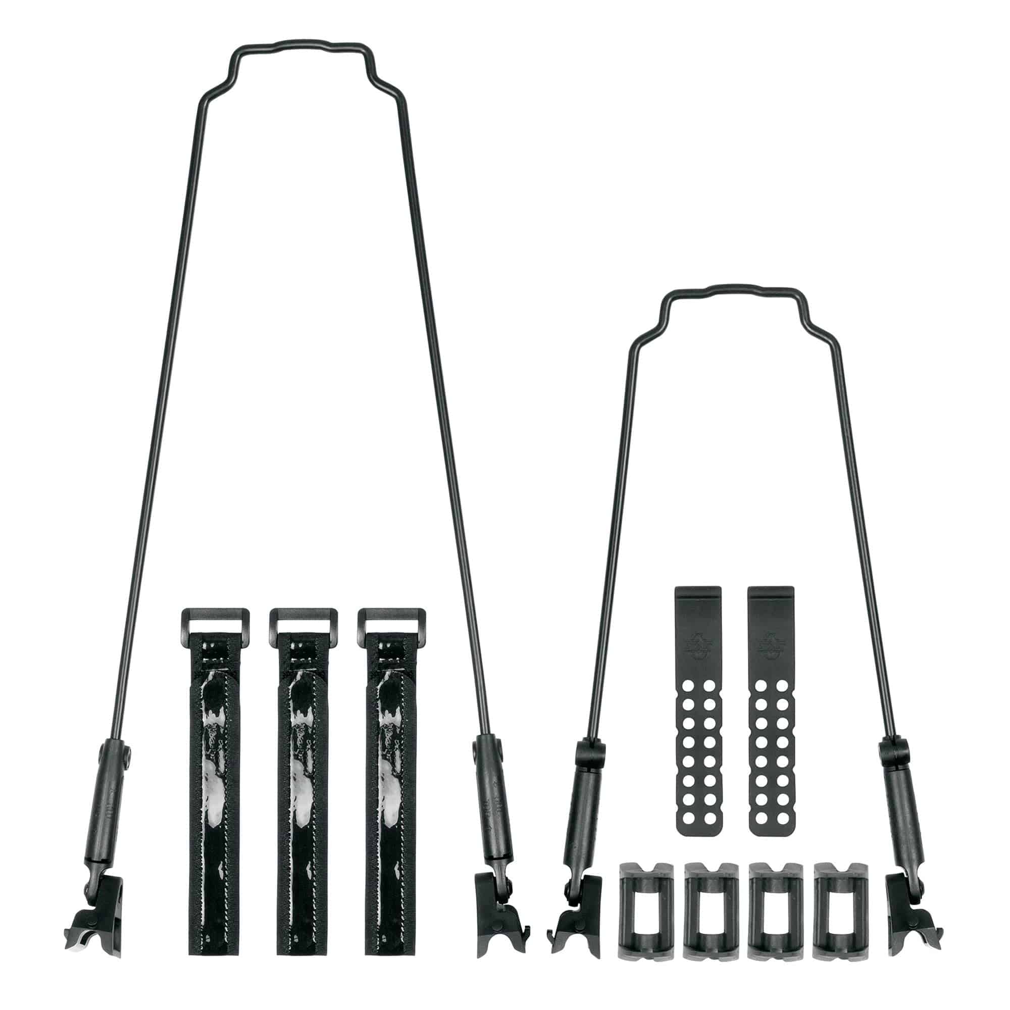 SKS Veloflexx 55 U-Stay Kit for securing mudguard and splash guard on a bicycle with visible stay components