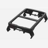 AtranVelo NEWRACK UNI AVS interface accessory for secure bike rack attachment, shown in black with adjustable width.