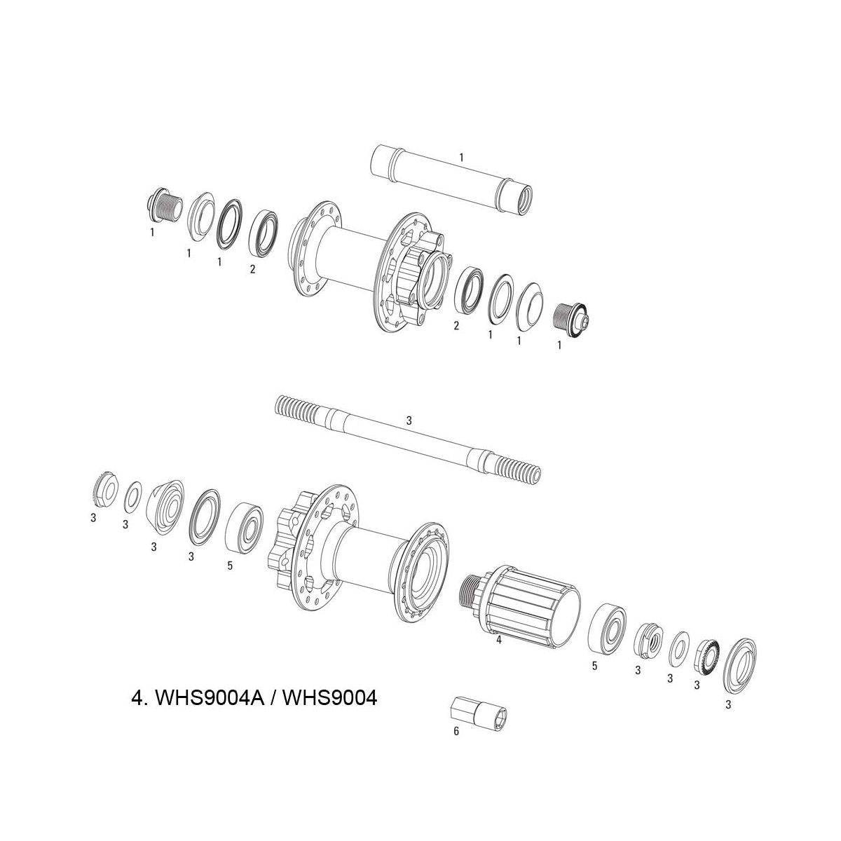 Sram Spare - Wheel Spare Parts Kit Freehub Body X-9/X-7/Rise 40,: | Swinnerton Cycles
