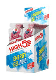 High5 Energy Gel Aqua hydrating carb gel with caffeine-free formula, 20 sachets, designed for active hydration and energy boost.