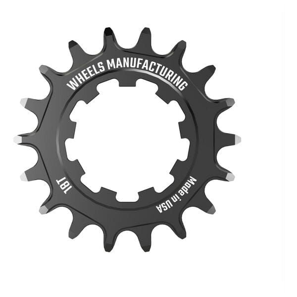 Wheels Manufacturing rear 12mm thru-axle for bikes and forks, M12x1.75x22mm, 165mm length, in black solid metal design