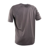Race Face Trigger short sleeve MTB jersey, lightweight moisture-wicking cycling shirt with logo, designed for mountain biking comfort.